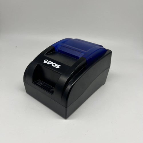 IMPRESORA TÉRMICA ECONÓMICA DE 58 MM, USB+ BLUETOOTH, NEGRO + AZUL