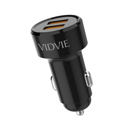 CARGADOR CARRO PARA CELULAR 2 PUCC518/TC VIDVIE