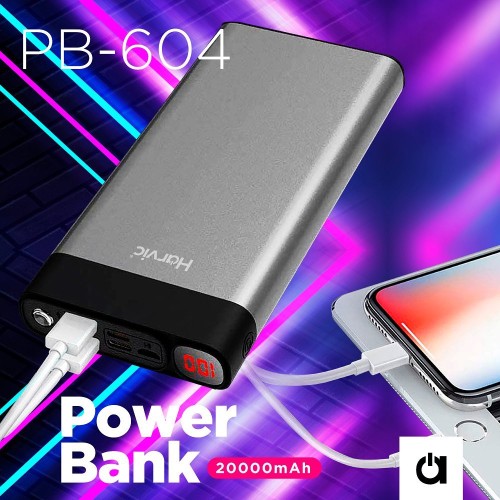 POWER BANK PB-604 DE 20000MAH HARVIC